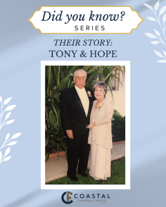 Did you know Tony and Hope?
