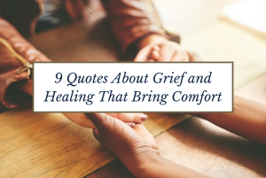 Blog Banner for Quotes about Grief & Healing